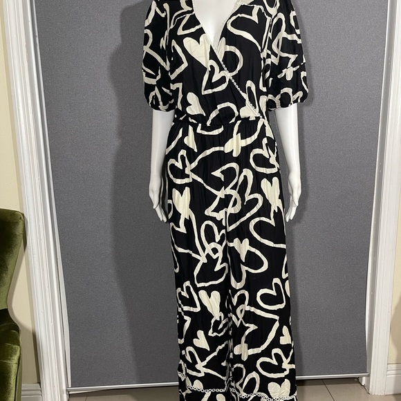 Farm Rio Anthropology Sinead herts jumpsuit - Picture 10 of 14